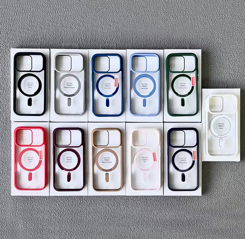 clear iPhone case compatible with magsafe
