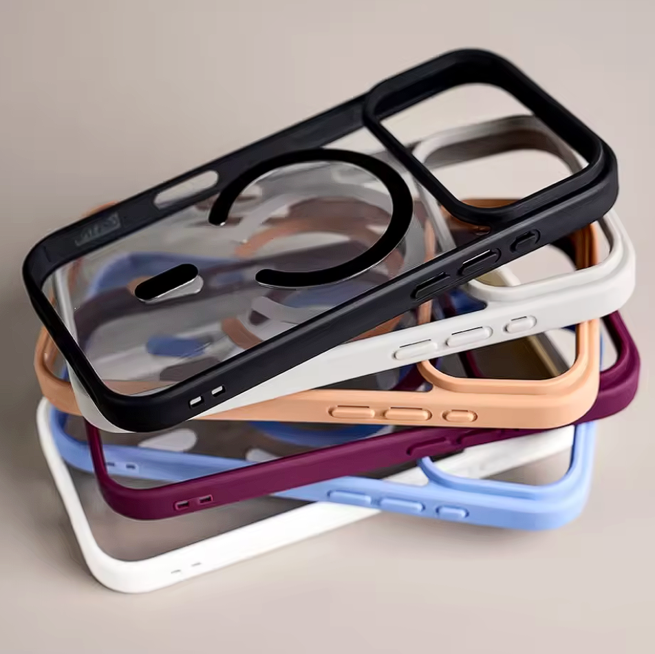 clear iPhone case compatible with magsafe