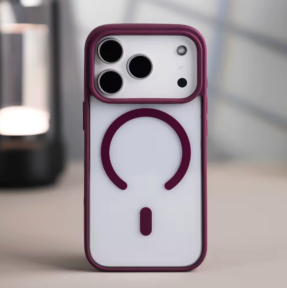 clear iPhone case compatible with magsafe